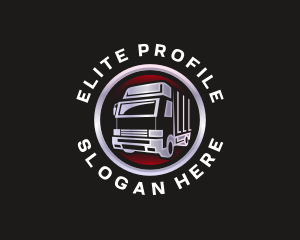 Truck Freight Delivery logo design