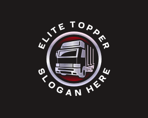 Truck Freight Delivery logo design