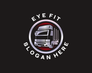 Truck Freight Delivery logo design