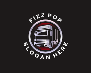 Truck Freight Delivery logo design