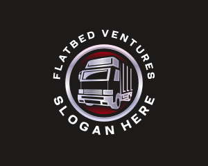 Truck Freight Delivery logo design