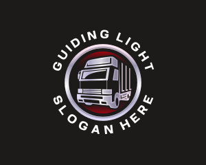 Truck Freight Delivery logo design