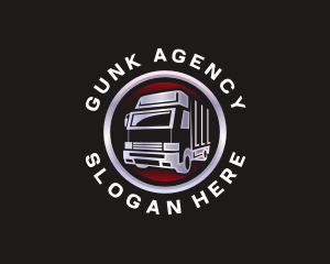 Truck Freight Delivery logo design