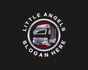 Truck Freight Delivery logo design