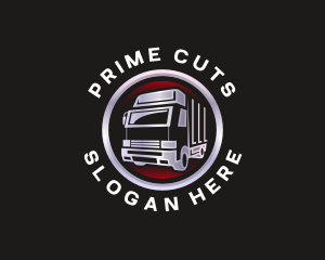 Truck Freight Delivery logo design