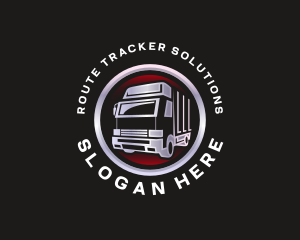 Truck Freight Delivery logo design