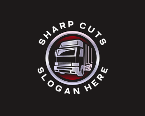 Truck Freight Delivery logo design