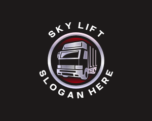 Truck Freight Delivery logo design