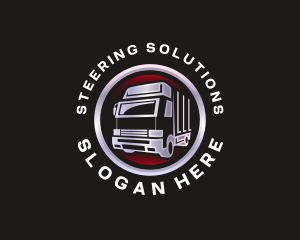 Truck Freight Delivery logo design