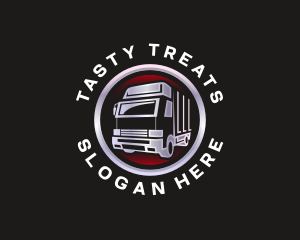 Truck Freight Delivery logo design