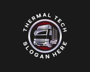 Truck Freight Delivery logo design