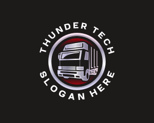 Truck Freight Delivery logo design