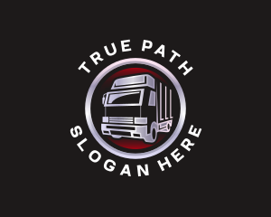 Truck Freight Delivery logo design