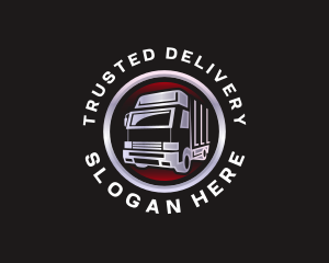 Truck Freight Delivery logo design