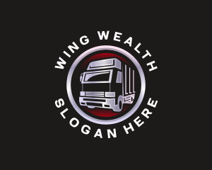 Truck Freight Delivery logo design