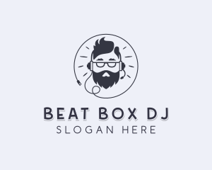 DJ Beard Podcaster logo