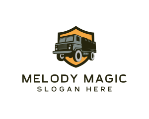 Military Truck Vehicle Shield Logo