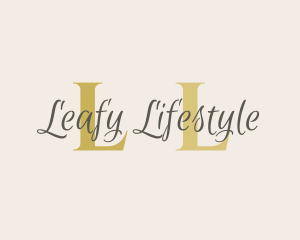 Lifestyle Aesthetic Beautician  logo design