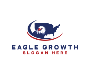 American Eagle  Map logo design