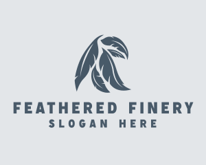 Tribal Feather Aviary logo design