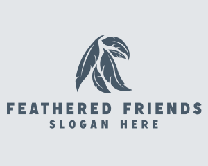 Tribal Feather Aviary logo design