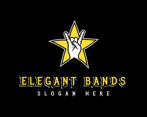 Rock Star Band logo design