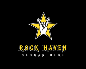 Rock Star Band logo design