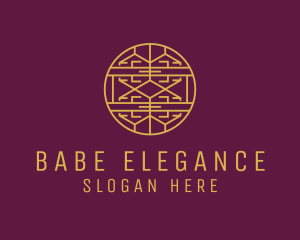 Elegant Gold Line Art logo design