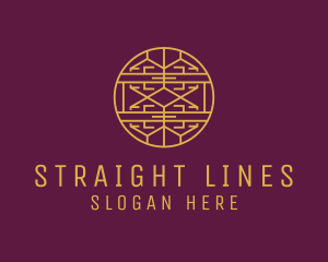 Elegant Gold Line Art logo design