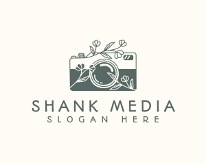 Floral Camera Studio logo design