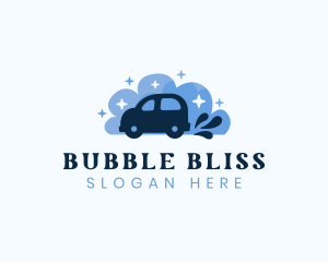 Car Wash Bubbles logo design