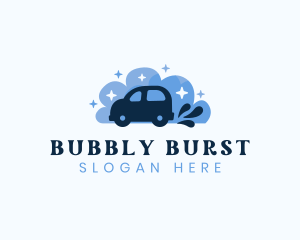 Car Wash Bubbles logo design