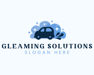 Car Wash Bubbles logo design