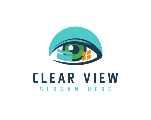 Vision Technology Software logo design