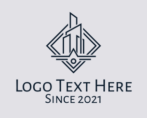 Minimalist Building Contractor  logo