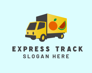 Fresh Fruit Truck logo design