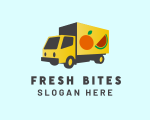 Fresh Fruit Truck logo design