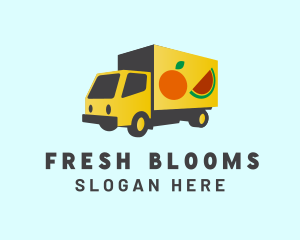 Fresh Fruit Truck logo design