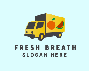 Fresh Fruit Truck logo design