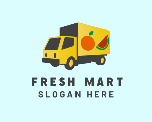 Fresh Fruit Truck logo design