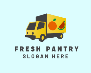 Fresh Fruit Truck logo design