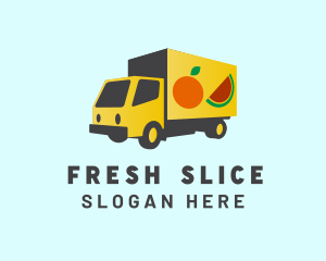 Fresh Fruit Truck logo design