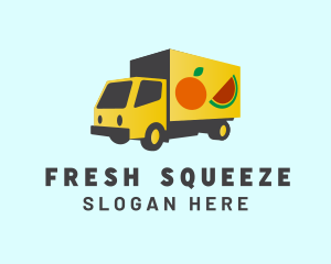 Fresh Fruit Truck logo design