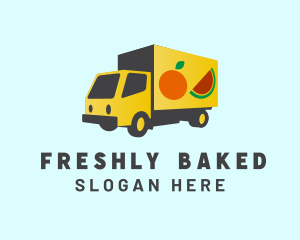 Fresh Fruit Truck logo design