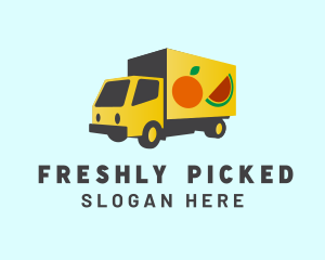 Fresh Fruit Truck logo design