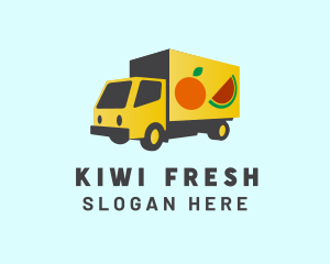 Fresh Fruit Truck logo design