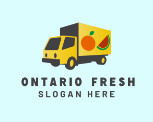 Fresh Fruit Truck logo design