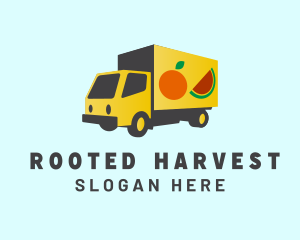 Fresh Fruit Truck logo design