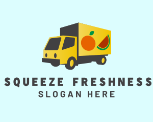 Fresh Fruit Truck logo design