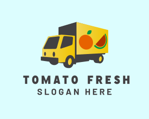 Fresh Fruit Truck logo design